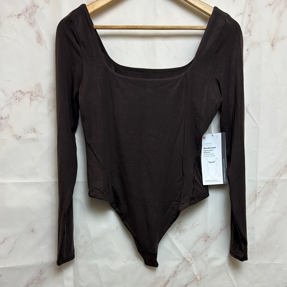 NWT Lululemon Wundermost Square Neck Long Sleeve Bodysuit - B10